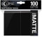 Ultra Pro E-15613 Eclipse Standardhüllen, matt, 100 Stück, Tiefschwarz