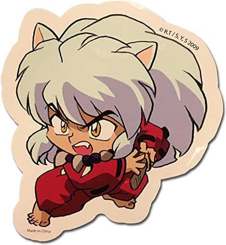 Inu Yasha Inuyasha SD Doe Cut Aufkleber 8,9 cm