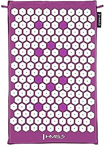 HMS Unisex – Erwachsene AKM09 Akupressurmatte, mauvedives, 66 x 41 cm
