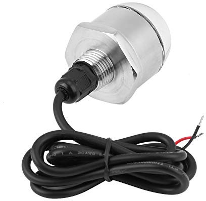 Akozon Licht der Ablassschraube für Boote Marine-Yachtboot 12V 304 Edelstahl Runde Blaue LED Unterwasserlampe & Ablassschraube
