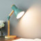 Chao Zan Tischlampen Leselampe im klassichen Holz und Metall, Schreibtischlampe,Lampe mit verstellbarem Arm,Augenfreundliche Arbeitsleuchte,Bürolampe, Nachttischlamp,230V E27 max. 60W(Grün)