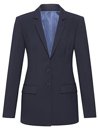 GREIFF Damen-Langblazer RF Premium Regular Fit - Dunkel Blau- Gr. 44