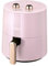 Friggitrice Ad Aria Domestica Friggitrice Ad Aria Senza Olio Friggitrice Non Visiva Da 3,7 Litri Friggitrice Ad Aria Leggera Funzionamento A Doppia Manopola [Classe Energetica A+++] (Color : Rosa, S