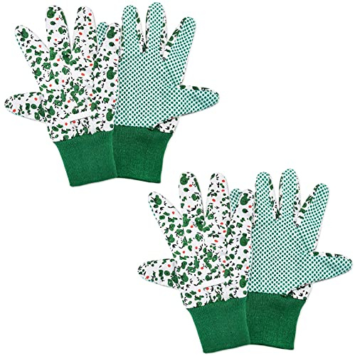 XPOOP 2 Paar Gartenhandschuhe für Damen Handschuhe für Garten Atmungsaktiv Leicht Sicherheits Arbeitshandschuhe für Gartenarbeiten Haushalt Hof Reinigung