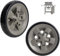 67445 Grillräder für Weber Genesis II Grillteile und Genesis II LX 300 200 400 600 Series Grill, 20,3 cm Kunststoffräder für Weber Grillräder, 2 Packungen Kits für Weber Grillräder Ersatz