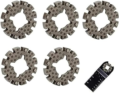 5 Stück Multi-Tool-Schaft-Adapter, universeller Schnellpass-Zubehöradapter, oszillierender Sägeblatt-Adapter, Sternverriegelungsadapter, Universalschaft-Adapter