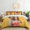 ＨＡＯＡＮＧＺＨＥ Personalisierte Foto Angepasste, Personalisierte Bettwäsche Set, Foto Bettwäsche mit Eigenem Foto, Personalisierte Geschenk-Idee Bettbezug mit eigenem Foto, für Vier Jahreszeiten