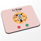 Fabulous Tapis de Souris Rose - Le Kenya m'appelle Zèbre Voyage Savane - (Dimensions 24 x 20 cm)