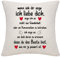 Bommex Geschenk für Freundin Freund Frau Ehemann Wenn ich dir sage ich Liebe Dich Kissenbezug für Paare Liebhaber Geburtstag Valentinstag (Stil-4)