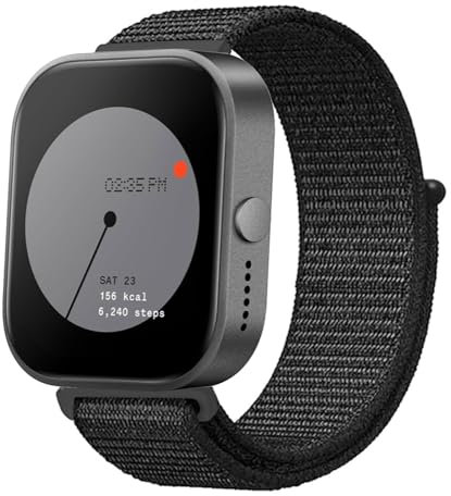 KUWAI Nylonband für Nothing Watch Pro Armband, Nylon Geflochten Klettverschluss Armband für CMF Nothing Watch Pro Armbänder für Herren Damen Band für CMF Watch Pro (C)