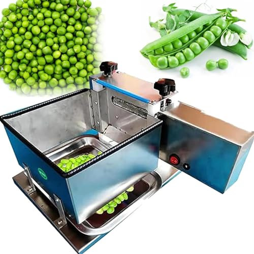 DPQYJPP Separador eléctrico desgranadora Guisantes Verdes, máquina peladora Comercial descascarado Frijoles Edamame, desgranadora semiautomática Guisantes para Frijoles/Edamame