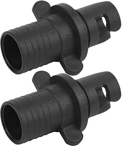 Akozon Inflatable Kayak Air Valve Connector, Black Boat Valve Adapter for Surfboard Inflation, Suitable for Halkey-Roberts Valve – Surfboard Accessory