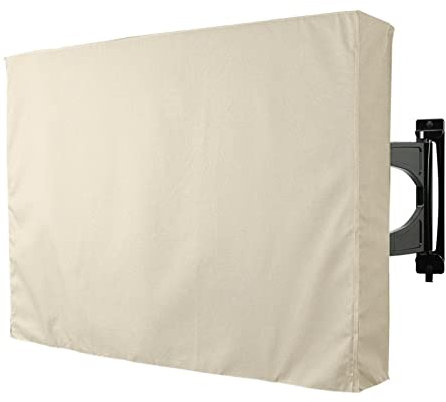 Evember Tv Protection - Protector De Tv Exterior 55-58 Pulgadas,Fundas Para Televisores,Funda Para Monitor De Tecido Oxford,Protector De Pantalla Tv,Funda Para Tv Exterior,Para TV,Soportes Mesa