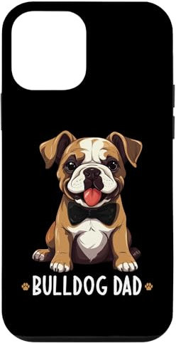 Hülle für iPhone 12 mini Bulldogge Papa Hundeliebhaber Bulldogge Hund Vatertag