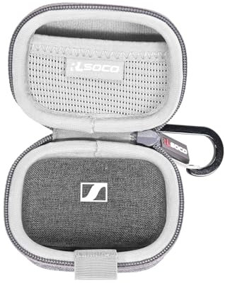 RLSOCO Tasche für Sennheiser Momentum True Wireless 4/True Wireless 3 Smart Earbuds (Grau)