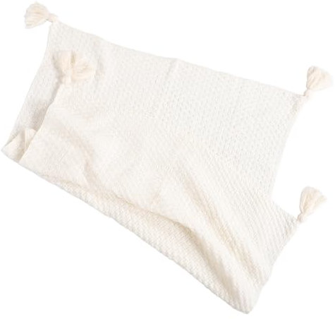 Cabilock De Punto De Lujo con Borlas Acogedora para La Siesta En La Oficina Estilo Nórdico para Sofá.