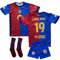 Boriverae Kinder Fußballtrikot #19 – Barcelona Set mit Trikot & Shorts | Hochwertiges Barca Trikot für Jungen | Ideal für Training & Freizeit (152)