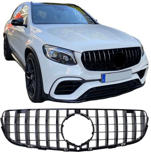 Sport Kühlergrill Schwarz Glanz für Mercedes GLC X253 Coupe C253 15-19