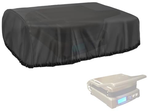 Andacar Grill Cover for Cuisinart GR-300WSP1 Elite Griddler Heavy Duty Waterproof Griddle Cover Black