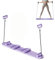 Herfair Fitnessgeräte 3-in-1 Trainingsgeräte Verstellbarer Bauch Beine Po Oberschenkeltrainer Beckenbodentrainer Multifunktional Sportgeräte Zuhause (B)