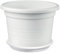 Sicignano | Vaso Cilindro con Sottovaso in Polipropilene, Resistente agli Urti e UV, Made in Italy - Vaso Grandi Dimensioni per Ingressi Giardini Spazi Pubblici (Bianco, 80 cm)