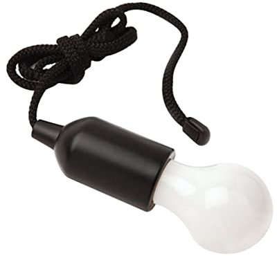 Mipcase 4stücke Led Zugschalter Nachtlichter Tragbare Schwarze Lampe Mit Weißem Licht Batteriebetrieben Modernes Design Für Schrank Zelt Terrasse Garage Ohne Batterien