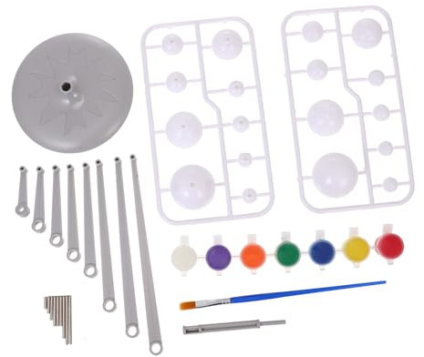 ADOCARN 1 Satz Planetarischen Bildungsmodellen für Solar System Einfach Zusammenzubauen Fördert Astronomisches und Eltern Junge Mädchen Interaktion für Kleine
