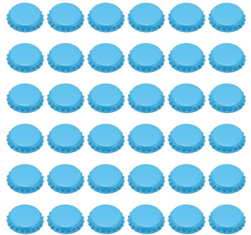 sourcing map 108 Stück sauerstoffabsorbierende Bierflaschenverschlüsse, 32 mm, zum Abhebeln von Kronkorken, Flaschenaufsätzen für Soda, Bier, Weinglas, Flaschen, Heimbrauen, DIY-Anhänger oder