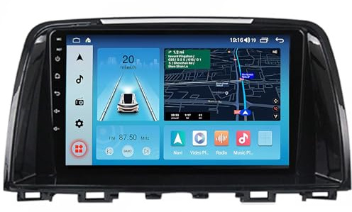Radio de Coche de 9 Pulgadas para Mazda 6 2012-2017 Mirror Link WiFi + 4G GPS Radio Inalámbrico Carplay Android Auto - Android 15(A1101 4-Core WiFi 1+16GB)