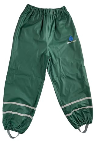 DRY KIDS Childrens PU Waterproof Overtrousers from Recycled Plastics | Waterproof fabric made from Recycled plastics