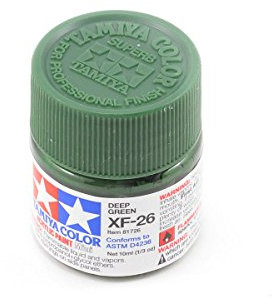 TAMIYA Acryl Farbe, 10ml, Dunke Gruen XF26