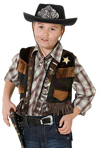 Rubies Cowboy Sheriff Kostüm für Kinder, Größe 152