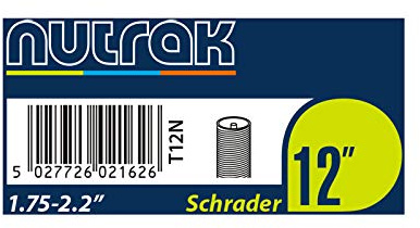 Nutrak 12 x 1.75-2.125 inch Schrader inner tube
