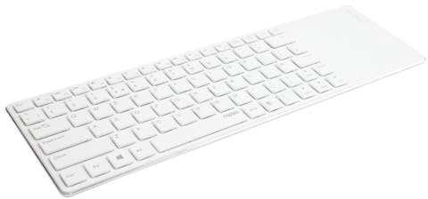 Rapoo E2800P 5GHz Wireless Ultra-slim Multimedia Keyboard White UK Layout