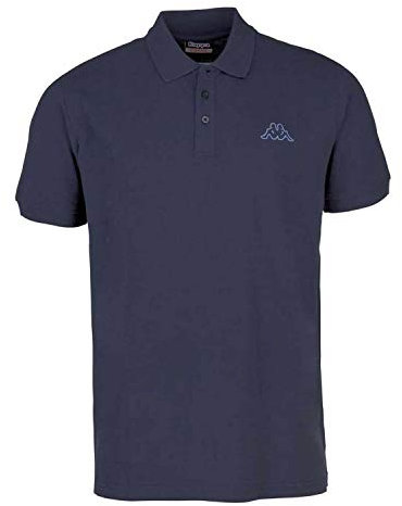 Kappa, Polo Uomo Peleot, Blu (Navy), XL
