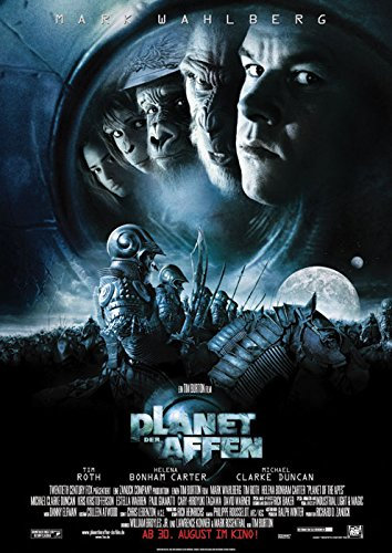 Planet der Affen - Planet of The Apes: B (2001) | original Filmplakat, Poster [Din A1, 59 x 84 cm]