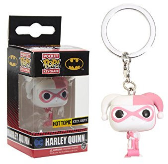 Funko Porte-Clés Pocket Pop ! Keychain - Batman - Harley Quinn (Rose)