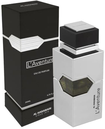 Al Haramain L'aventure Eau de Parfum 200ml | Arabisches Frauenparfüm spray | Luxuriöser Duft