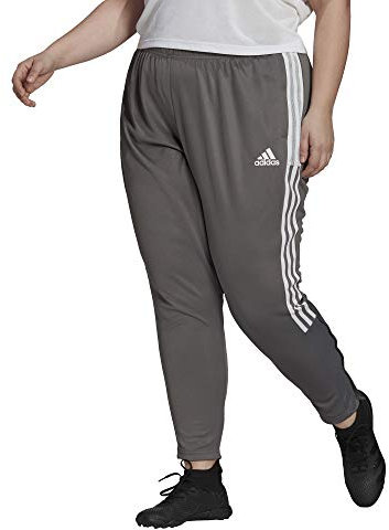 adidas Womens Tiro 21 Track Pants Team Grey/White 3X