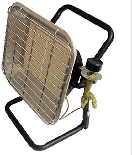 PORTABLE OUTDOOR GAS PATIO HEATER FOR PROPANE BOTTLED LPG GAS C/W POL TYPE REGULATOR AND HOSE