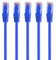 LMS Data Ethernet Cat 6 RJ45 UTP Patch LAN Cable Cord/Compatible with CAT.5, CAT.5e and CAT.7 for Modem, PC, Router, Laptop, Patch Panels, Fast Performance - 1M