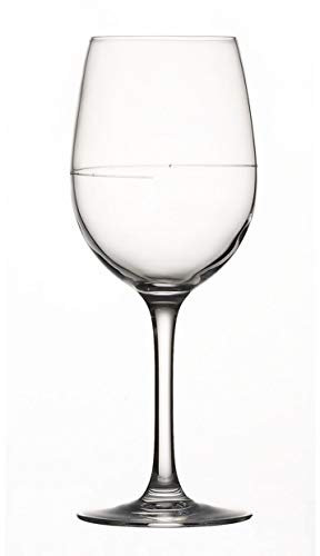 PEGANE Lot de 6 Verres à vin Jaugé à 12,5/14,5 cl en Verre - 35 cl