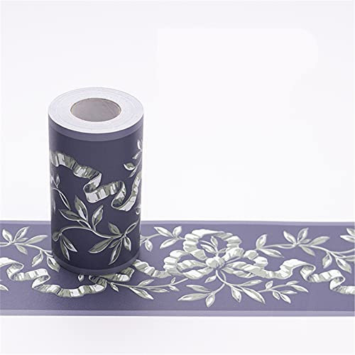 Selbstklebende Wandaufkleber Grenze, Tapetenbordüre Selbstklebend Bordüre, Wasserdichte Wandbordüre für Zuhause Büro Hotel DIY Dekoration (Stil 5)