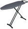 Tabla de Planchar Duwee de 32x93cm con Cubierta Resistente al Calor, Tabla de Planchar Grande Plegable de Altura Ajustable, Almohadilla de Fieltro Gruesa, Patas Fuertes, Negro