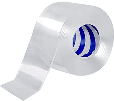 Kantenschutz für Baby Kinder ältere Menschen Transparent Selbstklebend Tisch Eckenschutz Kantenschutz Spurloses Klebebänder Weich Tischkantenschutz für Glastische, Platten & -kommoden, 3M(2 Rollen)