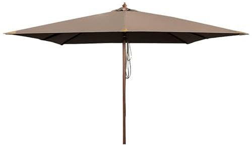 Gecko Jardin Parasol droit taupe 3x3 m Pegasia