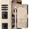 Nokverzy Custodia Cellulare per Samsung Galaxy S10(6.1) Pelle Cover Magnetica Cavalletto Flip Portafoglio Custodia Libro per Samsung Galaxy S10(6.1) Cover Porta Carte con Cordini Gatti Beige