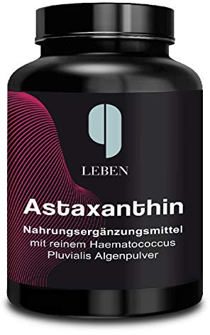 9 Leben® PREMIUM Astaxanthin hochdosiert 180 Kapseln [LABORGEPRÜFT] - vegan & ohne Zusatzstoffe - 6mg/Kapsel - Antioxidans vital pur