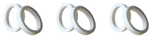 Clyictz 6 guarnizioni in spugna per forcella della bicicletta, 28 mm