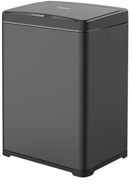 xiuling4568 Capteur Intelligent 30 litres poubelle avec couvercle grande maison commerciale cuisine hôtel centre commercial capteur de poubelle Intelligent(Noir)